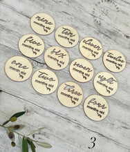 Load image into Gallery viewer, Wooden Milestone Cards