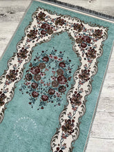 Load image into Gallery viewer, Classic Prayer Mat and Wudu Towel Gift Set
